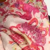 Foto Real de Nuevo Cardigan Estilo Vintage Primavera 2026 con Estampado Floral Grande Holgado Talla Extra Camisa de Algodón y Lino para Mujer con Mangas Largas