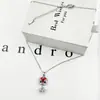 Collar con Colgante de Cabeza de León de Diseño de Nicho para Mujer, Cadena para Clavícula de Aleación, Exquisito Tridimensional Lindo y Único Accesorio Versátil para el Cuello