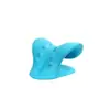 Almohada con Forma de C Masajeador Cervical Almohada de Masaje por Acupresión para Aliviar la Joroba Cervical, Relajación de Hombros y Cuello, Corrector de Tracción en Arco Inverso