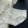 Ropa interior estampada para mujer, pantalones de entrepierna de algodón puro, con hilo fino y borde de cintura, estilo dulce estudiante, triángulo, novedad de 2024