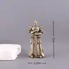 Latão Criativo Retro Guerreiro de Terracota Antigo Enfeites de Mesa de General Antigo Artesanato de Cobre Enfeites Decorativos
