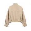 Comercio Exterior Transfronterizo 2026 Nuevo Otoño Holgada Material Suave Chaqueta Abrigo Estilo Aviador 3046026