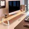 Soporte de altura ajustable para computadora, elevador de pantalla de monitor para escritorio de oficina, soporte de escritorio para laptop, estante para pantalla