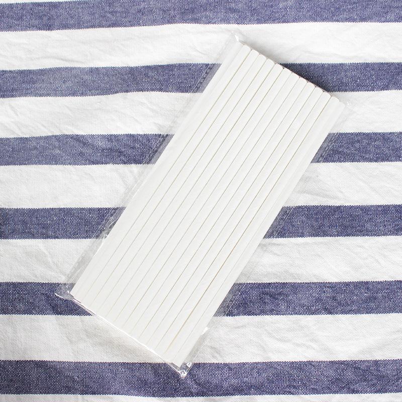 一次性吸管可降解纸质吸管纯白色