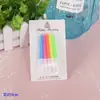 Fio de Vela para Assar Bolo de Aniversário Velas Coloridas Pequenas Criativas Românticas para Festa Infantil