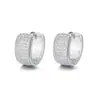 Pendientes Únicos de Nicho Completamente Diamantados, Nuevo Estilo con Borde Ancho, Pendientes de Aro Modernos y Elegantes para Mujer, Lujo Ligero con un Toque de Alta Gama para el Verano