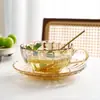 Juego de Taza y Platillo de Café de Lunares, Exquisita Taza de Café de Pétalos para el Té de la Tarde Inglés, Bol de Avena, Taza para Desayuno y Postre