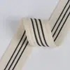 Ponto de fábrica cinto tricotado de 4cm poliéster cinto de alta elasticidade roupa esportiva casual faixa lateral tecido espessado cinto canelado