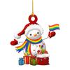 Amazon nuevo 2024 regalo para niños Papá Noel muñeco de nieve perro colgante árbol de Navidad decoración para el hogar