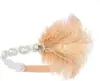 Nueva Diadema de Puertas de los Años 1920 de Amazon, Accesorio para el Cabello con Borla Retro y Plumas de Colores para Actuación en Escenario y Baile de Máscaras