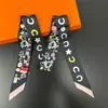 Estilo Caliente en Vivo Estilo Nuevo Bufanda Pequeña de Seda para Mujer Versátil Bufanda de Seda de Verano Cinta de Bufanda Regalo de Acompañamiento Joyería