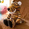 Juguetes de Peluche de Animales Jirafa Elefante León Mono Perro Tigre Juguetes de Peluche para Lanzar en Bodas Fiesta Navideña