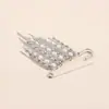 Joyería Transfronteriza Europea y Americana, Broche Exagerado Personalizado con Múltiples Borlas para Ropa de Mujer, Moda Ins Accesorios de Pin de Cintura de Perlas