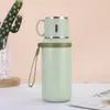 Copo Térmico de Aço Inoxidável 316 para Homens e Mulheres Copo Simples com Infusor de Chá Jarra de Grande Capacidade Copo de Água Portátil Garrafa Térmica Caixa de Presente