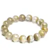 Pulsera Redonda de Cuentas Matcha Fantasma Multicolor Natural de Cristal Mingdu Pulsera de Cuentas Sueltas Multi-tesoro Matcha Fantasma Venta al por Mayor