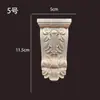 Columna Romana Estilo Europeo Madera Maciza Tallada Decoración Sencilla Estilo Europeo Cabeza de Columna Estilo Chino Viga de Soporte Soporte de Viga Almohadilla Gabinete de Chimenea Metabo