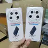 Para arroz rojo NOTE14 4G funda de teléfono móvil de TPU anticaída airbag en las cuatro esquinas anticaída cubierta protectora de TPU transparente con agujeros finos