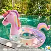 Flotador para Adultos, Para Tomar Fotos de Celebridades de Internet, Flamenco para Niños, Caballo de Princesa, Antivuelco, Equipo de Natación para Principiantes