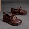 Botines retro de estilo étnico para mujer, nueva moda otoño e invierno 2026, suela blanda, versátiles, cómodos, con peluche, cálidos.