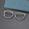 Gafas de sol retro de titanio puro para miopía con graduación ajustable para hombre Sun Honglei Li Chengyang