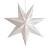 Lámpara Decorativa de Estrella de Papel Navideña Nórdica para Bodas, Festivales, Centros Comerciales, Bares, Escaparates, de 7 Puntas, de 9 Puntas, Estrella Hueca, 45 cm