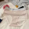 Chica Cereza Vintage 10A Suave Ribete de Encaje Cintura Media Agradable al Tacto Algodón Puro Ropa Interior Femenina Antibacteriano Entrepierna Extendida