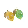 Beleza de Gelo Fruta Limão 3D Pingente DIY Colar Corrente de Bolsa Corrente de Celular Brincos Acessórios de Orelha Enfeites Pendentes Acessórios