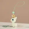 Llavero de Ciervo que Brilla en la Oscuridad para Mujer, Lindo Colgante para Coche, Cadena para Teléfono, Colgante, Cuerda Decorativa