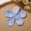 Tela de Satén de Colores Frescos Estilo Coreano Flor de Cinco Pétalos DIY Accesorios para el Cabello Pasador Accesorios para Ropa de Mujer Venta al por Mayor