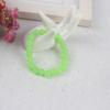 Pulsera de cuentas de jade de imitación para niños, pulsera de cuentas acrílicas para niñas de 8 MM, cuentas de luz, pequeños regalos, venta al por mayor de joyería de Yiwu