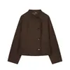 Atacado Fabricante de Roupas Femininas Transfronteiriço Novo da Primavera de 2026 Conjunto de Blazer Macio de Botão Duplo e Calça com Punho Plissado