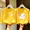 Camiseta de manga larga 100% algodón para niña, nuevo modelo 2026, camiseta básica de cuello redondo para niños mayores, top casual, ropa interior casual para bebé