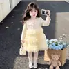 Vestido Estilo Little Chanel para Niña, Nuevo Modelo Otoño 2026, Vestido de Pastel de Moda para Primavera y Otoño Infantil, Vestido de Princesa para Bebé