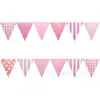 Bandeirinhas Triangulares Coloridas para Festas de Aniversário de Bebê, Banners de Decoração para Jardim de Infância, Fabricante de Bandeirinhas Triangulares Coloridas