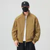 Chaqueta de Trabajo para Hombre con Cuello Alto, Primavera y Otoño 2026, Abrigo Casual Holgado, Top Versátil de Marca Moderna, No Requiere Planchado, Anti-Arrugas