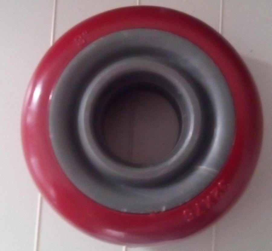 3寸灰色实心聚氨脂轮 (2)