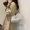 Bolso peludo para mujer, nuevo y moderno 2026 otoño/invierno nicho lujo alta gama bolso de hombro, bolso de gran capacidad para el día a día