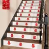 Pegatinas Autoadhesivas de Palabras Felices para Peldaños de Escalera, Decoración de Boda, Montaje de Escena, Decoración de Gabinete de Casa Nueva de Boda, Tocador