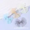 Laço de organza transparente, laço feito à mão, acessório de cabelo, lembrancinha de festa, acessório de decoração para embalagem de bolo, material de embalagem