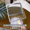 Pala para arena de gato 2 en 1, hecha de metal y acero inoxidable con malla fina, adecuada tanto para arenas minerales como a base de tofu, tamaño grande, una gran herramienta para recoger los desechos de gato