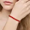 Pulsera de Circonita Cúbica, Joyería de Moda de Lujo Ligero de un Solo Color, Pulsera de Alta Gama al por Mayor Transfronteriza, Venta Directa del Fabricante