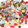 Botones de Resina Coloridos de Colores Mezclados para Manualidades DIY de Jardín de Infancia, Accesorios Creativos para Arte con Botones, Surtido en Stock Transfronterizo