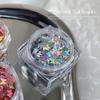Internet Red Arte de Uñas Lentejuelas Mariposa Explosivo Láser Ultrafinas Color Mágico Lentejuelas Mariposa Arte de Uñas Hada Uña Decoraciones Pequeñas
