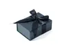 Caja dura personalizada, caja plegable premium, caja de regalo plegable de una sola pieza, caja plegable con tapa abatible magnética, cinta de satén