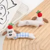 Accesorios Lindos de Dibujos Animados para Hacer Tú Mismo de Perro Salchicha, Muñeco de Cachorro, Llavero para Bolso, Colgante de Joyería para Coche, Pasador, Goma para el Cabello