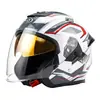 Anuncio Casco de Motocicleta Eléctrica Certificado 3C para Hombres y Mujeres Casco Medio de Seguridad Transpirable para Motociclismo en Todas las Estaciones