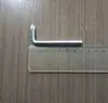 Llave Allen hexagonal de cabeza plana en forma de L al por mayor, llave hexagonal galvanizada para tornillos, herramienta pequeña portátil para reparaciones del hogar