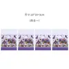 Sacos Estampados Tema Festa Lavanda Embalagem para Doces e Assados Sacos Auto-Adesivos Opp Sacos Auto-Adesivos para Presente de Aniversário