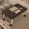 Mesa para Laptop, Mesa de Cama para Dormitório Estudantil, Mesa Pequena Dobrável para Escrita, Mesa de Placa Artificial para Dormitório para Uso Doméstico