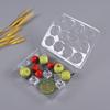 Caja Bandeja de Plástico Transparente Desechable para Empaque de Fruta Bayas Limón Recipiente Hermético Blíster para Llevar